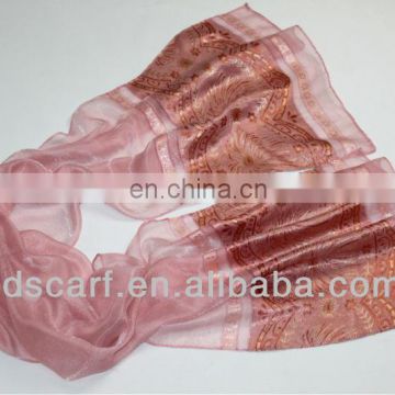 In stock Single-layer color silk cheapest pink scarves