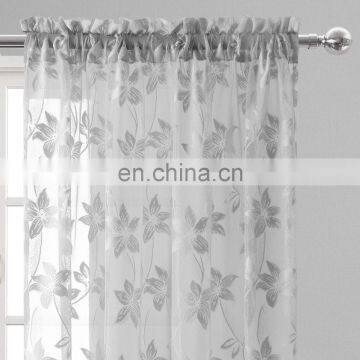 New design European nice elegent polyester fancy curtains with embroidery