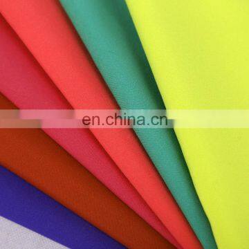 colorful microfiber 100% polyester 75d*150d peach skin fabric soft shell best clothing fabric for Beach Shorts, Garment