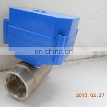 CWX-60P 4nm 2 way valve SS304 1/2 3/4" 24vac stainless steel motorized valve