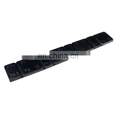 Black Coated Adhesive Wheel Weight 5 Gram Increments 60 Gram Total