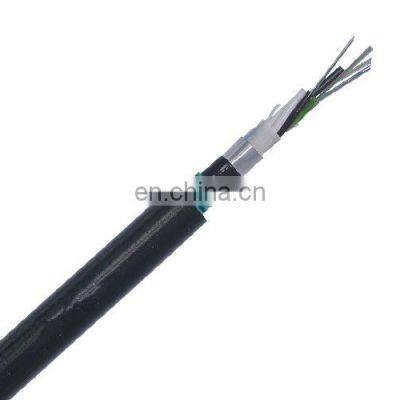 GL Supply GYTA53 2 4 6 8 12 48 core G652D PE Armored Underground Direct Buried Fiber Optic Cable
