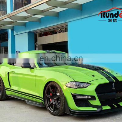 Runde Top Ranking Quality Aluminium Alloy Material For Ford Mustang GT500 Style Hood Bonnet 2018-2020