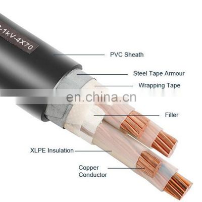 1 Core 3 Core 0awg 2awg 4awg 6awg 8awg Raw Material For Power Cable 11kv 33kv Cable 4x35mm2 Aluminum