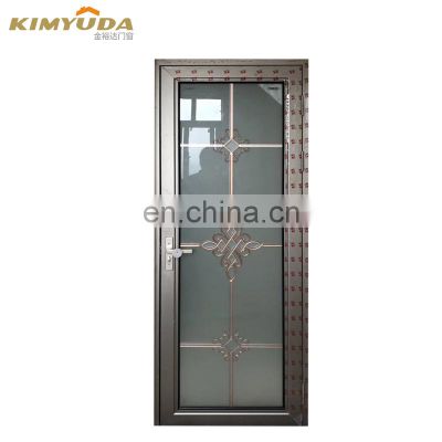Swing Door Aluminum Easy Fixed Bathroom outward aluminum entri casement door