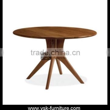 DT-089 Special Design Round Wood Furniture Dining Table