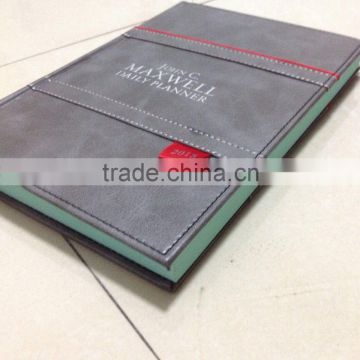 Ordered notepad with color printing edge