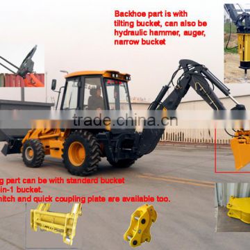 supply compact backhoe loader xd850 made in china backhoe loader 3cx
