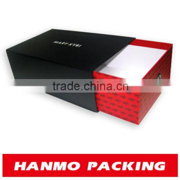 custom made&printed paper drawer shoe box factory price