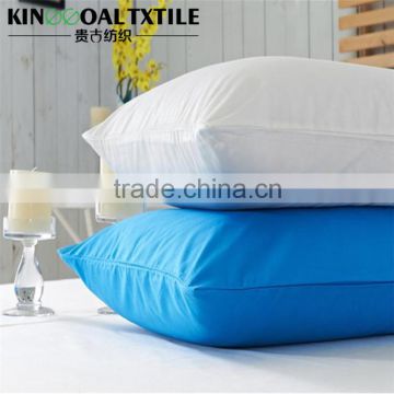 Hotel Standard size cotton cover decorative silk and polyester mixed silk pillow