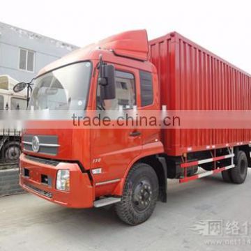10 tons Dongfeng 4x2 light cargo box truck price