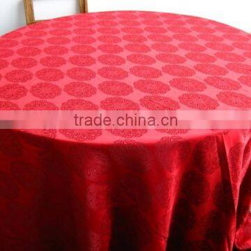 120'' High quality jacquard table cloth for hotel
