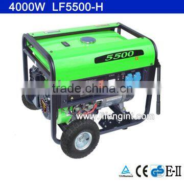 4000W rated power heavy duty gasoline generator LF5500-H