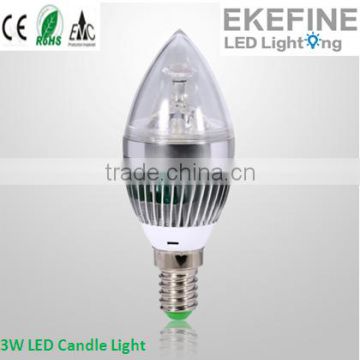China Supplier E14 3W Candle LED Bulb