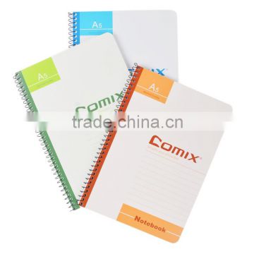 Professional promotional spiral notebook with pen holder with high quality