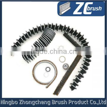Industrial Cylindrical Coil polishing machine brush