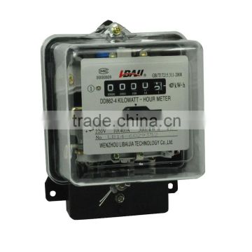 DD862 single-phase inductive energy meter of electric meter type