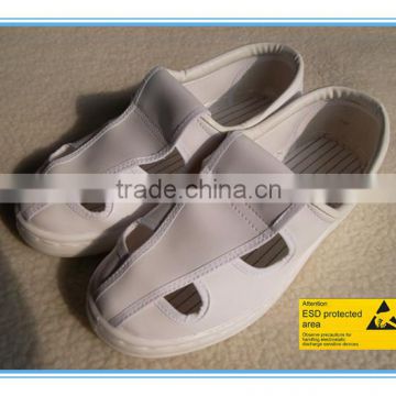 JR-0052 PVC leather upper PU outsole antistatic shoes