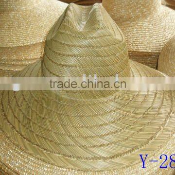 fishman hat, straw hat