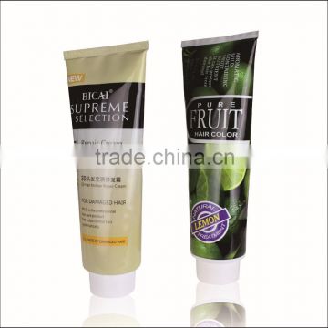 Hair Colourant cream aluminum plastic laminated toothpaste tube