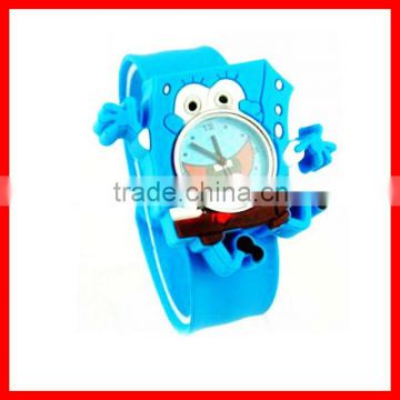Popupar silicone slap band kids design your own watch