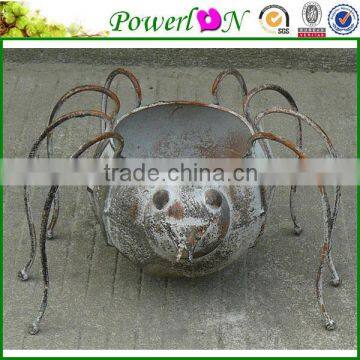 Competive Price Durable Wrough Iron Spiders Shape Plant Pot For Patio Garden Backyard I29M TS05 G00 X00 PL08-6123