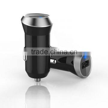 5V 2.4A Mini Single USB Car Charger with Led CE FCC