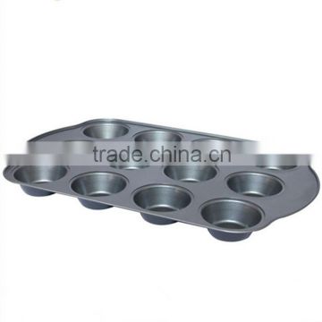 carbon steel 12cups muffin pan quiche