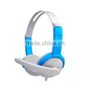 2014 popular design stereo earphone with remote and mic