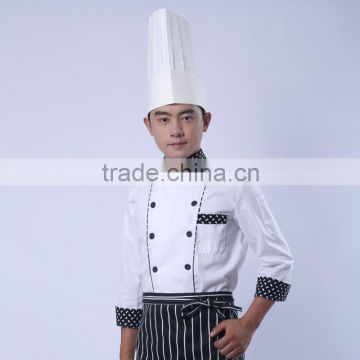 white customized with good quality double breasted kenwood kitchen chef