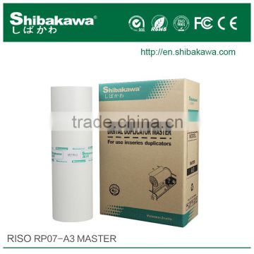 Riso digital print compatible master RP210/215/250/255 Riso master RP B4