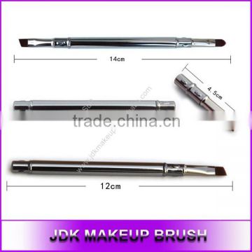 High Quality Double Ended Lip Brush/Duo Lip Brush with Angled Flat Top