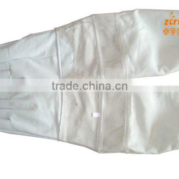 bulk production cattlehide and cotton beekeeping gloves for sale