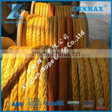 8 strand color UHMWPE marine rope