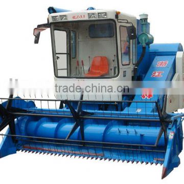 4lz-3.5 of combine harvester with cab in blue
