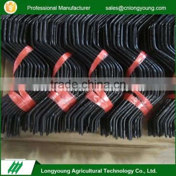 Simple fashion black PVC fastening greenhouses tools wiggle wire