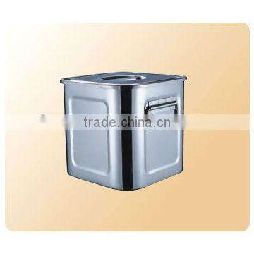 Stainless Steel Square Soup And Food Barrel Or Bucket