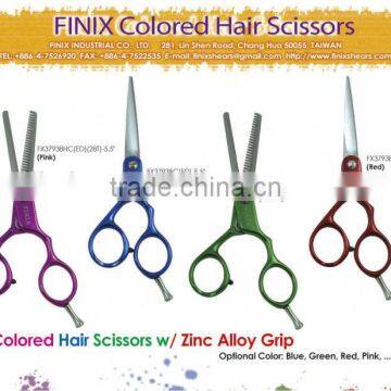 Zinc-Alloy Handled Customized Colored Hair Thinning Scissors