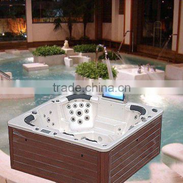 luxurious spa pool with TV function