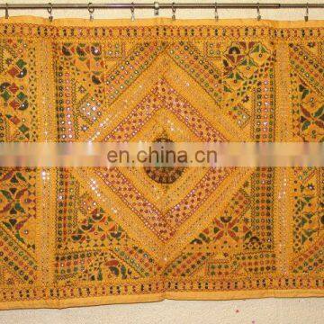 Decorative Old Saree Patchwork Tapestry