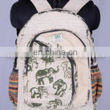 Elephant Printed Backpack HBBH 0018c
