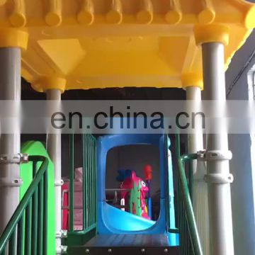 Kids slide outdoor playground accessories plastic playground equipment factory cheap prices JMQ-18153B