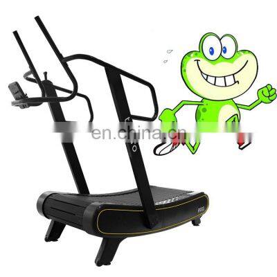 China Zero energy consumption Treadmill hot sale running machine Curved treadmill & air runner for interval training
