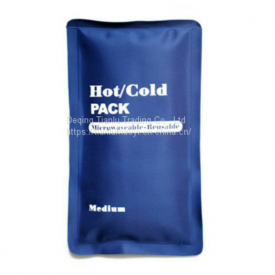 Conventional square cold compress bag, simple gel cold bag, can recycle and reuse ice pack.