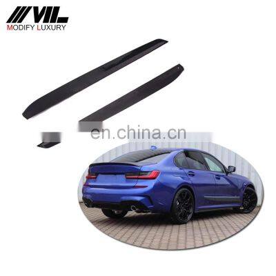 Black Painted ABS Side Skirts for BMW NEW 3 Series G20 M TECH G28 330i M340i M Sport 2019-2020