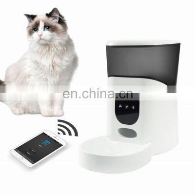 Automatic Dog Feeder Auto Dog Feeder With Smart Automatic Camera Pet Food Feeder