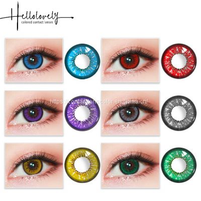 Natural colored contact lenses  circle prescription contact lenses  soft eye contact lenses