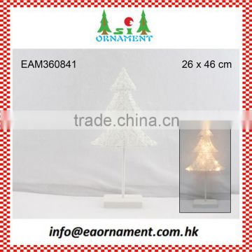White color christmas tree of christmas decoration light
