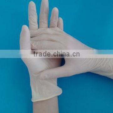 The powdered free disposable medical latex glove