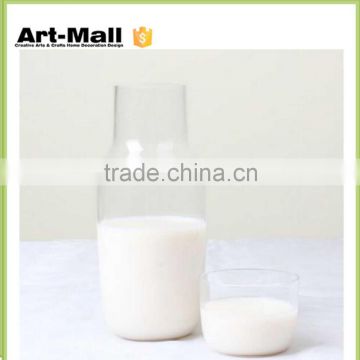 made-in-china cheap promotional wholesale food grade 300ml glass milk bottle
